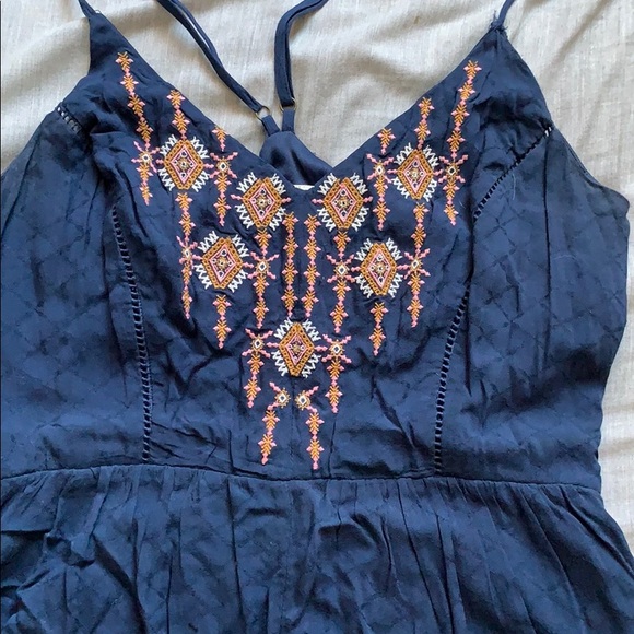 navy blue romper - Picture 2 of 4